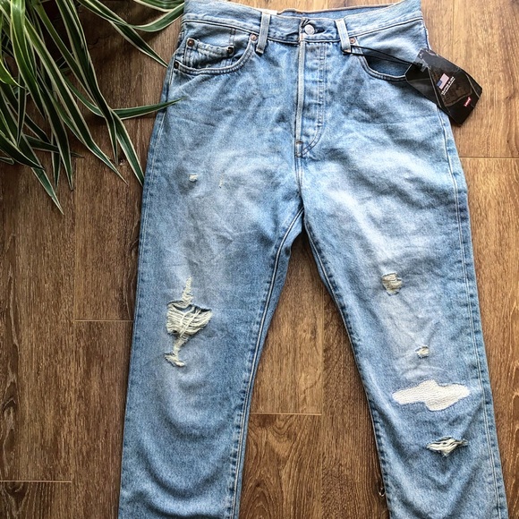 NWT LEVIS 501 ORIGINAL BUTTON FLY HIGH RIS… - Picture 3 of 9